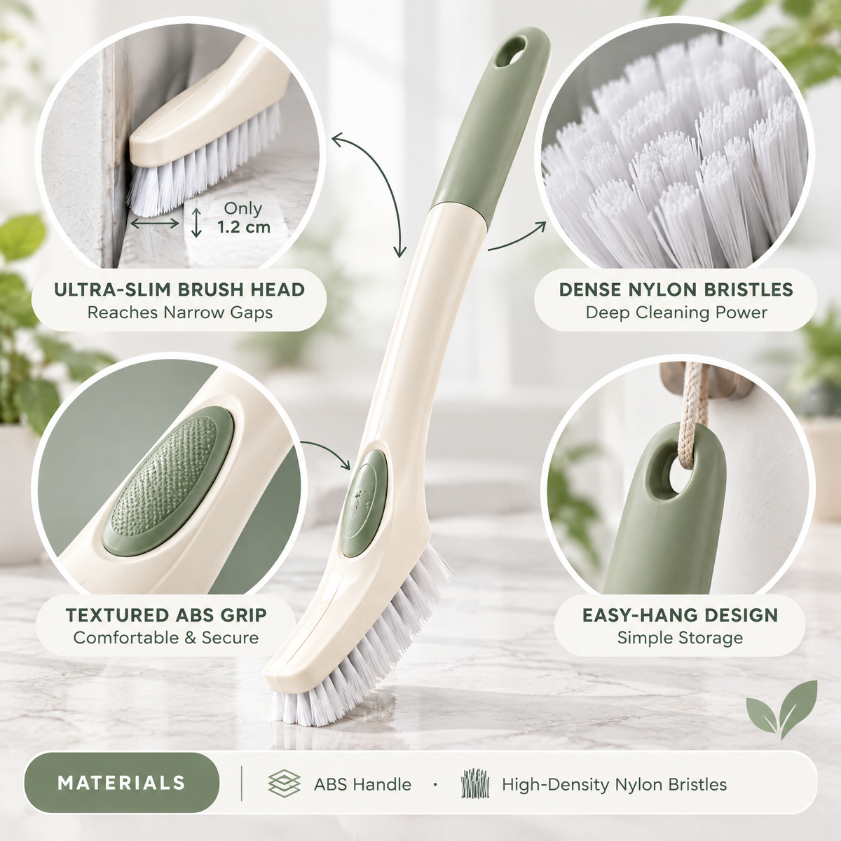 Averndell™ Electric Multi-Surface Scrub Brush Set