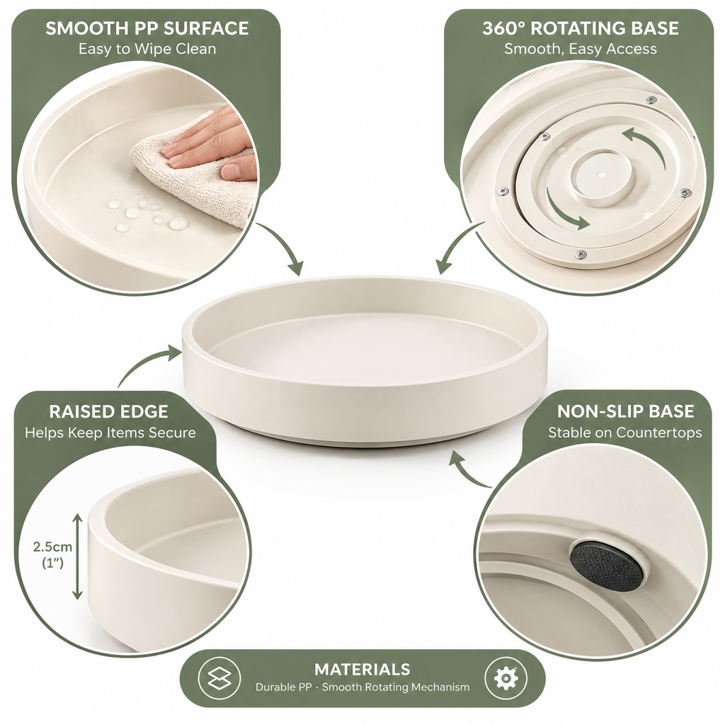 Averndell™ Rotating Kitchen Countertop Organizer