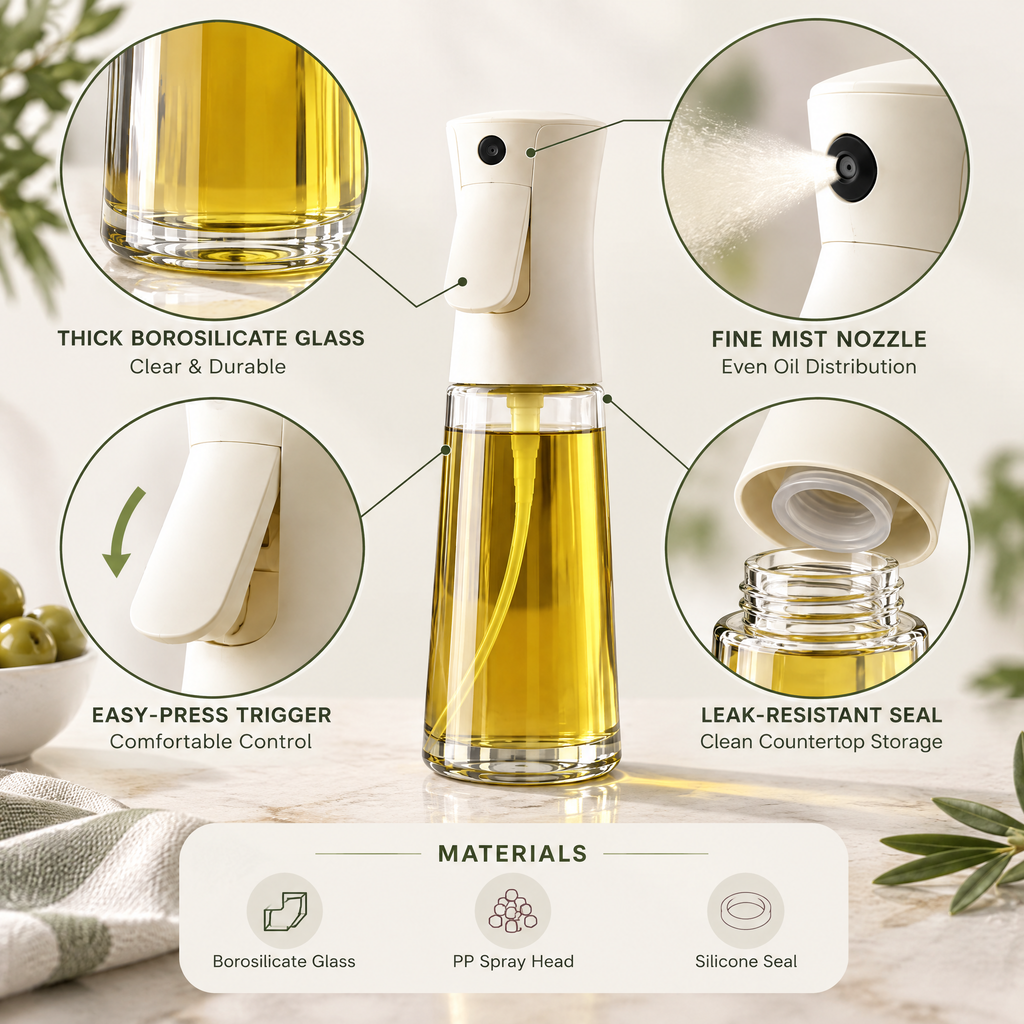 Averndell™ Fine-Mist Cooking Oil Sprayer