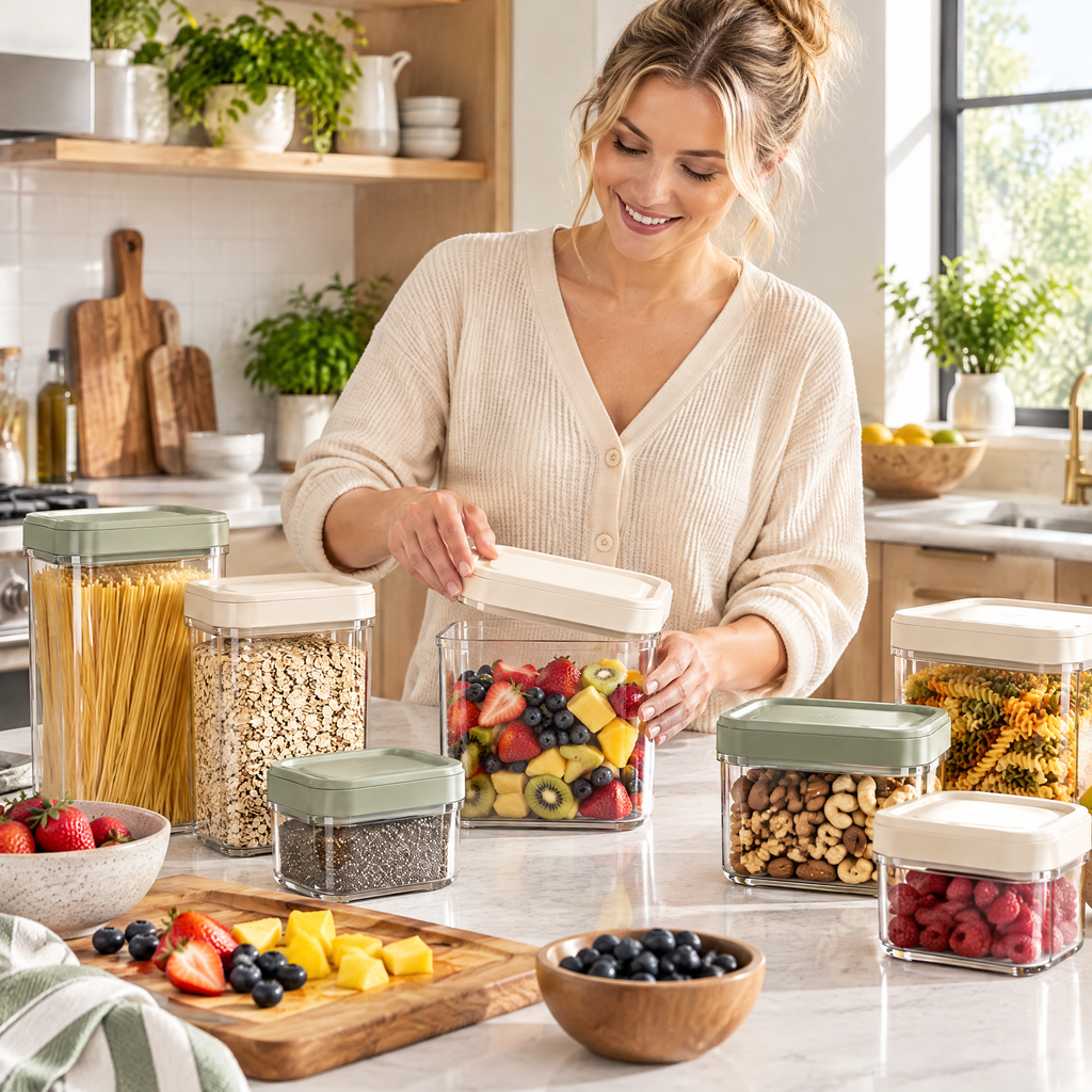 Averndell™ Stackable Airtight Food Storage Container Set