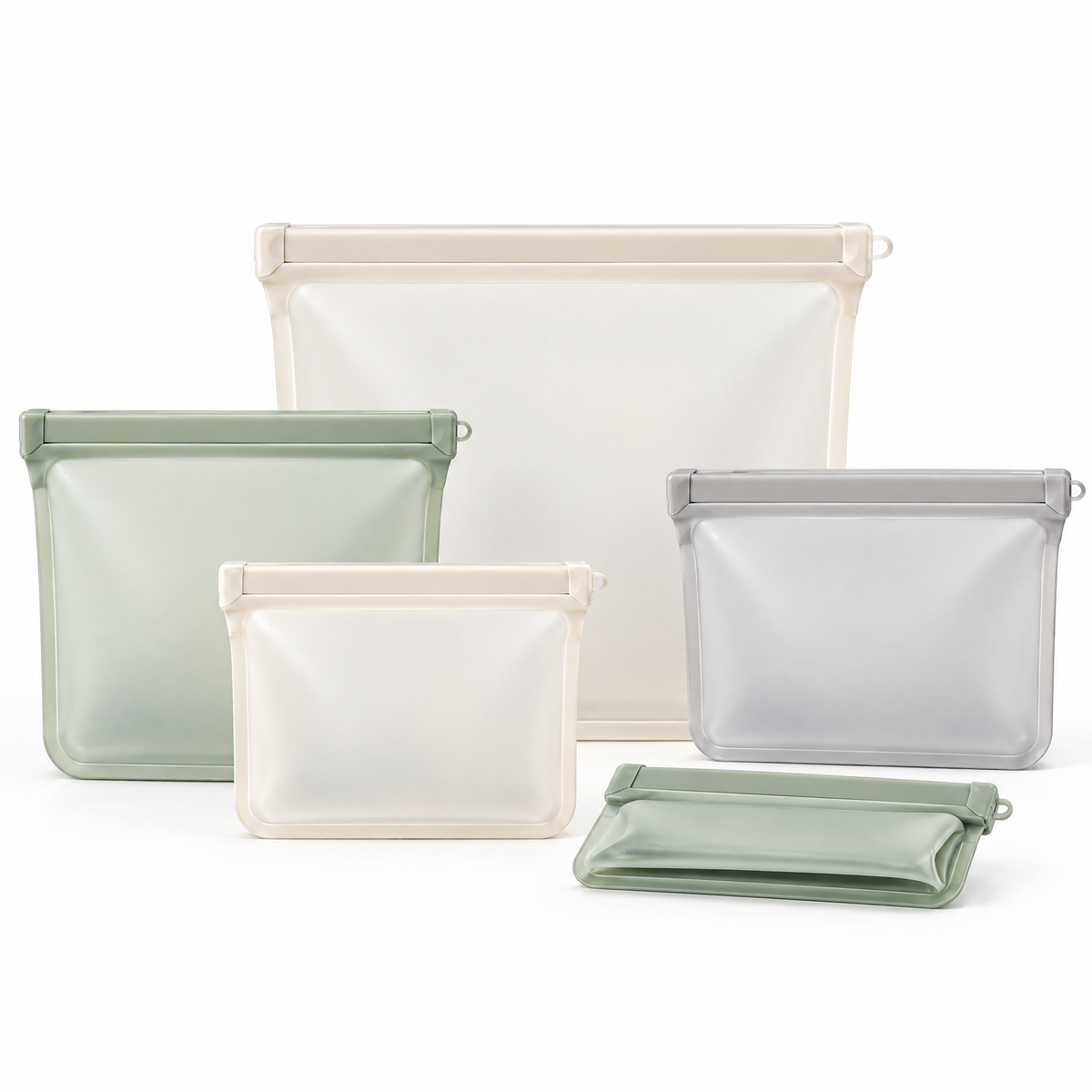 Averndell™ Reusable Silicone Food Storage Bag Set